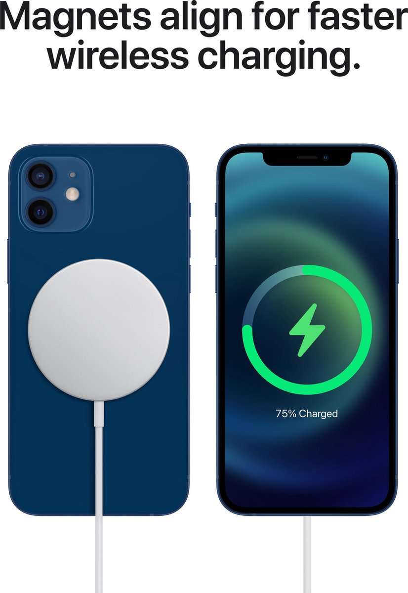 Apple Hoesje met MagSafe voor iPhone 12 (Pro) - Transparant
