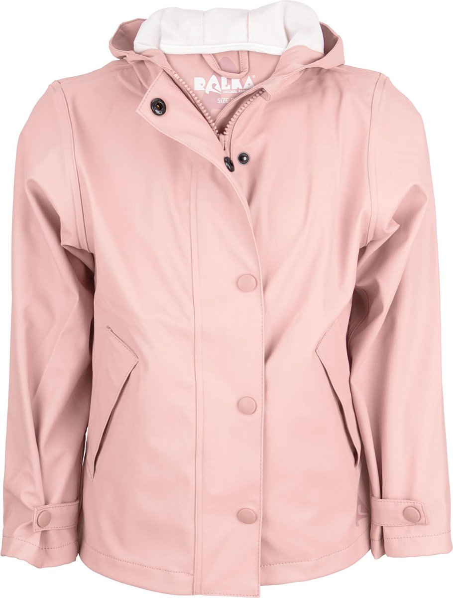 Ralka - Maat 128 - Regenjas Junior - Sprinkle - Lichtroze