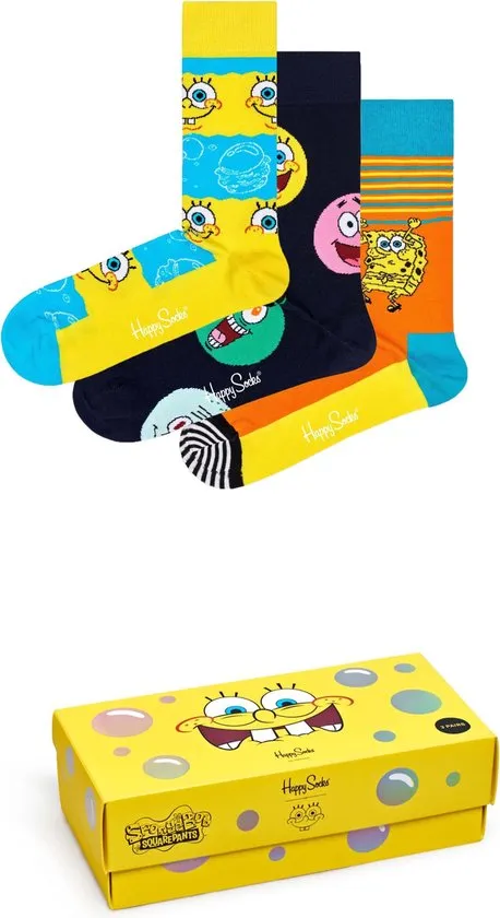 Sponge Bob Giftbox Multipack Unisex Maat 41-46
