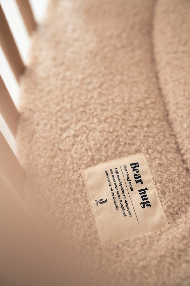 Jollein Boxkleed Ø 95cm Boucle - Naturel