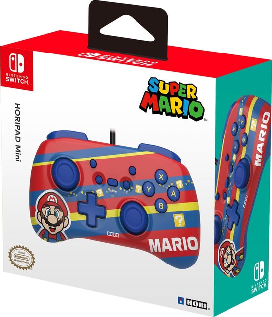 Hori Wired Mini Controller - Super Mario Series - Mario (Nintendo Switch/Switch OLED)