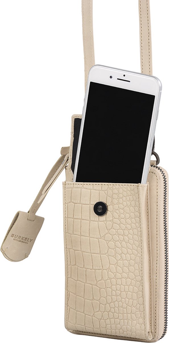 BURKELY  Dames Phonebag Lynn - Beige