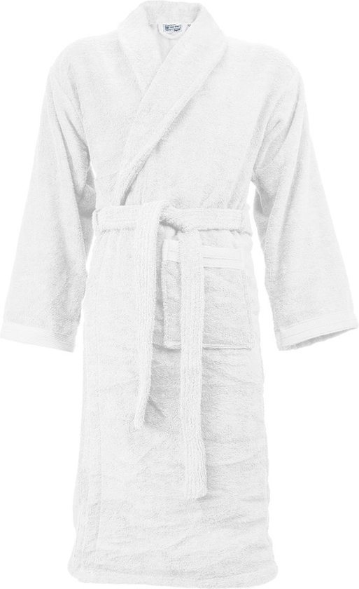 The One Towelling - 2XL/3XL - Badjas 100% organisch katoen wit