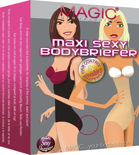 MAGIC Bodyfashion - Maat XXL - Maxi Sexy Bodybriefer - Zwart