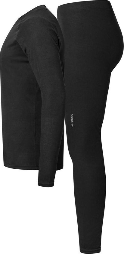 Tenson Malik Heren Thermoset - Zwart - Maat L