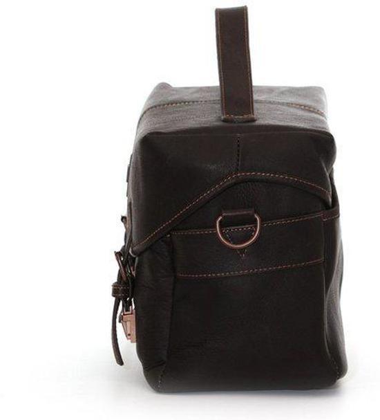 koopjeshoek - Jill-e Jack Bruin Leren Day Trip DSLR Tas bruin