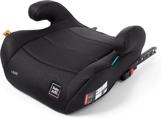 Babyauto Nauna | Stoelverhoger - van 7 tot 12 Jaar | 22 tot 36 kg | Kleur Zwart