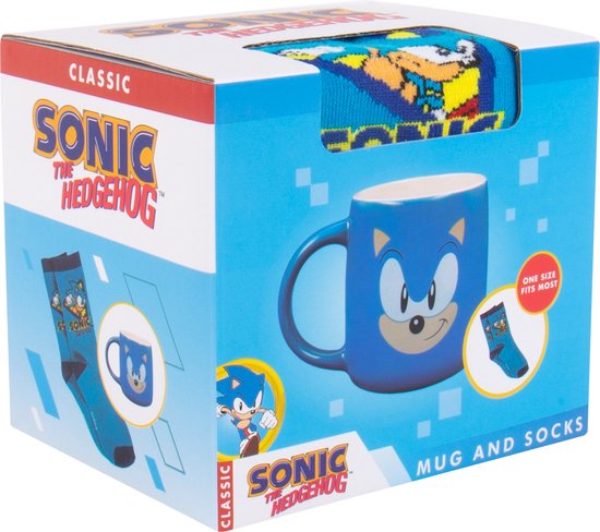 Sonic the Hedgehog - beker & sokken - cadeaupakket