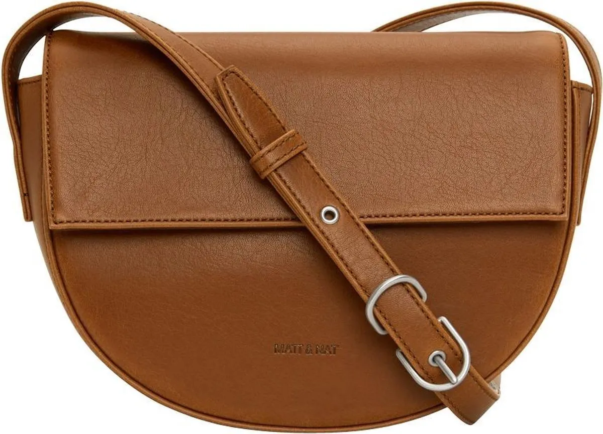 handtas, leder, bruin, schoudertas, riemsluiting