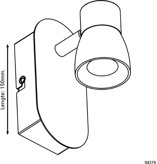eaad-5345-4fe9-b8e5-64b4be25099c EGLO Perito - Spot - 1 Lichts - LED - Chroom - Helder, Gesatineerd