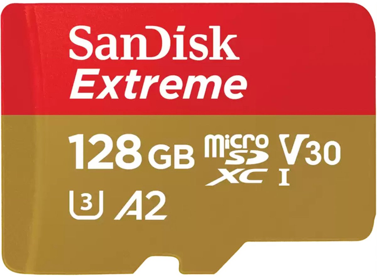 SD card, 128GB, microSD, XC, V30