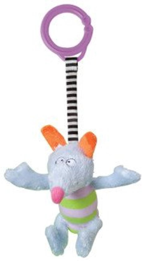 Taf Toys Grijspeeltje met trekkoord vrolijke hangspeeltje