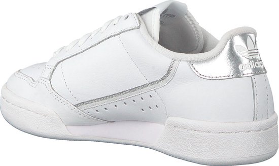 adidas Continental 80 W Dames Sneakers - 38 - Cloud White/Cloud White/Silver Met.
