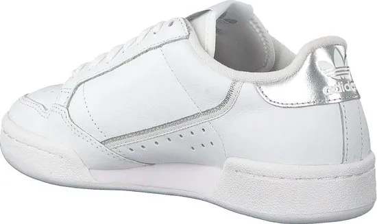 adidas Continental 80 W Dames Sneakers - 38 - Cloud White/Cloud White/Silver Met.
