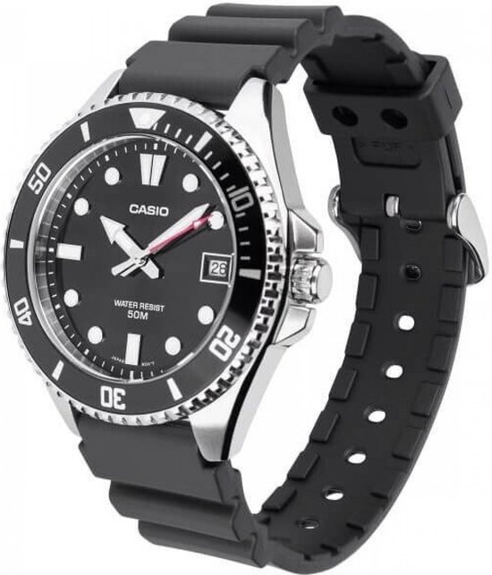 Casio MDV-10-1A1VEF unisex horloge 38 mm - Zwart