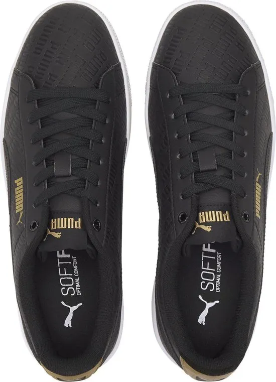 PUMA - maat 40- Vikky v2 Sig Dames Sneakers - Puma Black-Puma Black-Gold