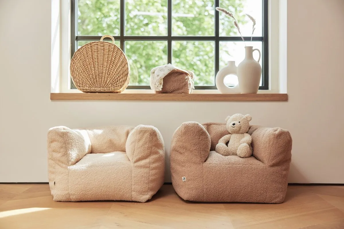 Jollein Kinderfauteuil Boucle - Biscuit