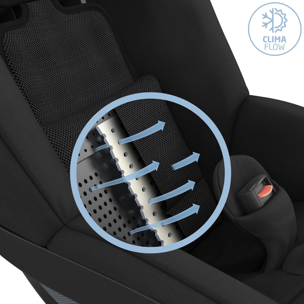 Maxi-Cosi Pearl 360 i-Size - Autostoeltje - ca. 3 maanden tot 4 jaar - FlexiSpin-Rotatie met één hand - Authentic Black