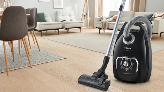 Bosch BGL8BA3S Serie 8 - Stofzuiger met zak - 15mtr bereik - HEPA13 - Zwart