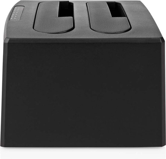 Nedis Docking Station voor Harde Schijf - USB 3.2 Gen1 - USB Type-A - 2 Schijven - 2.5 / 3.5 " - USB