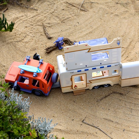 BLUEY - Bluey's 4WD Auto en Kampeeravonturen Deluxe Speelset
