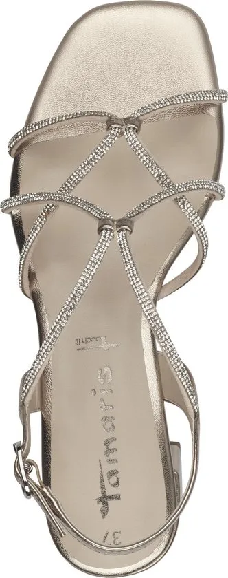Tamaris Essentials - maat 41 - Dames Sandalen - LIGHT GOLD