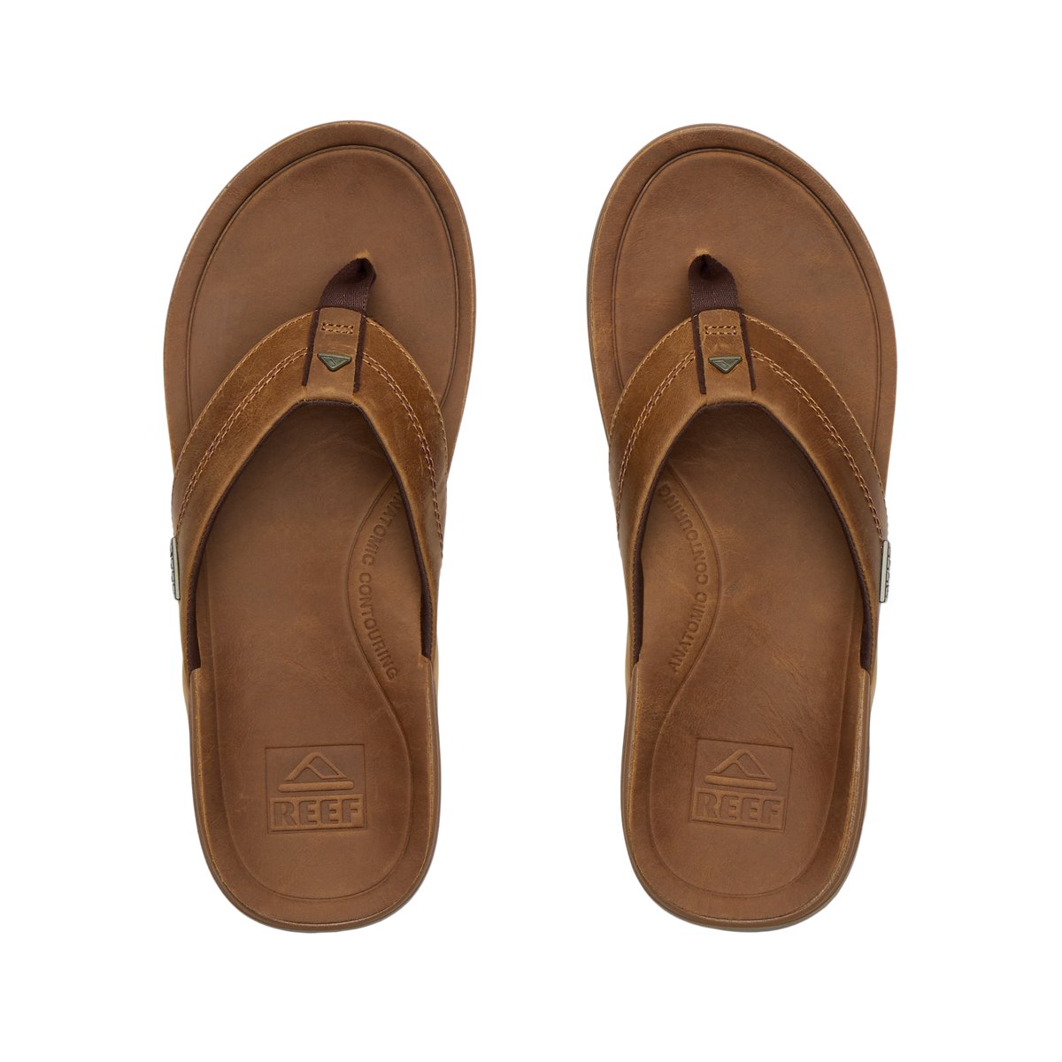 sandalen, slippers, bruin, open teen, sole