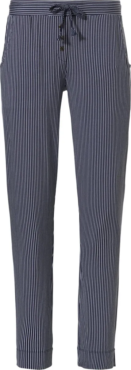 broek, pyjama, streep, katoen, touwsluiting
