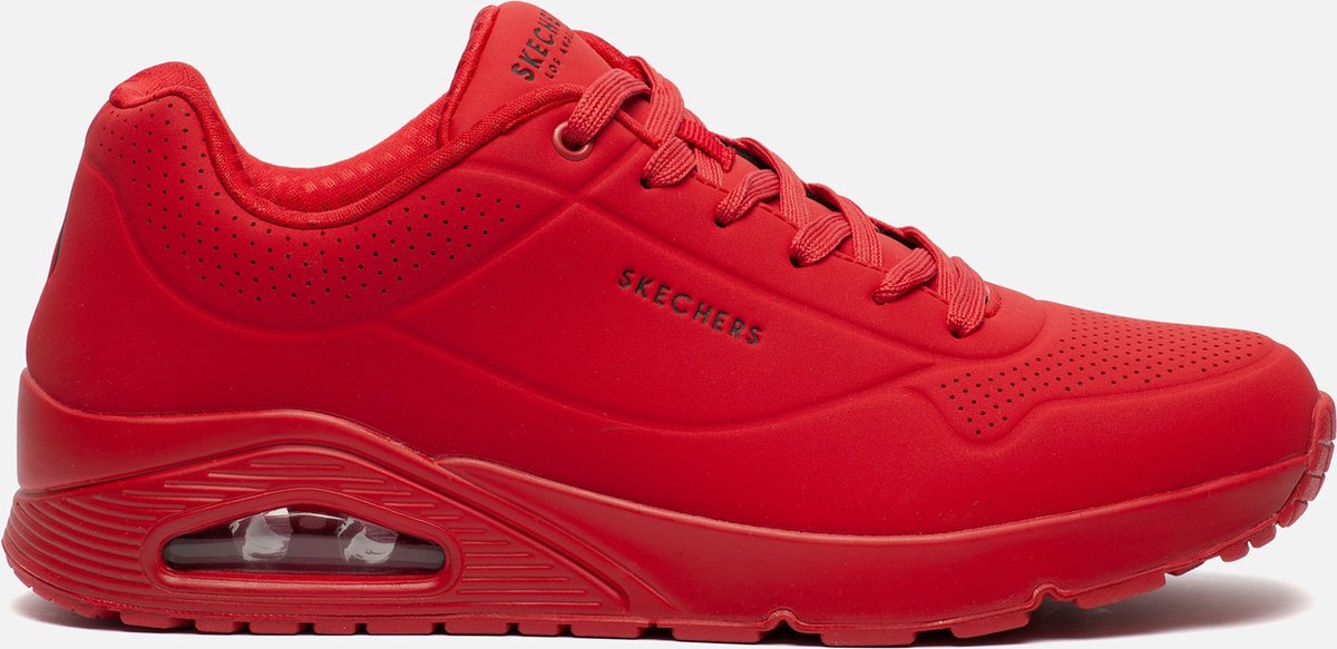 sneaker, red, platform, mesh perforations, air max