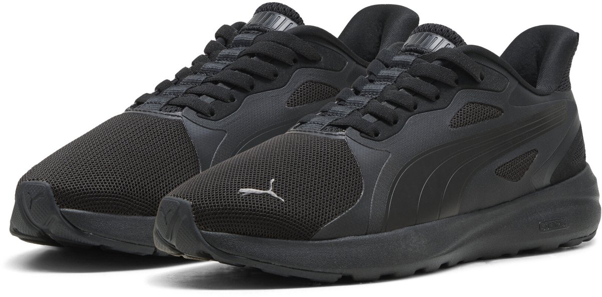 sneakers, zwart, mesh, gym, trainingschoenen