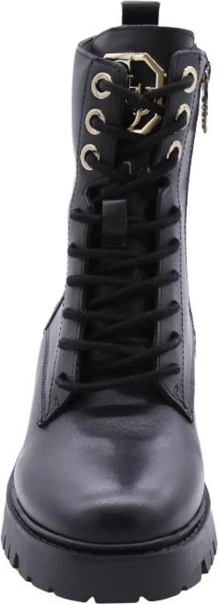 Guess - Maat 38 - dames veterboot - Zwart