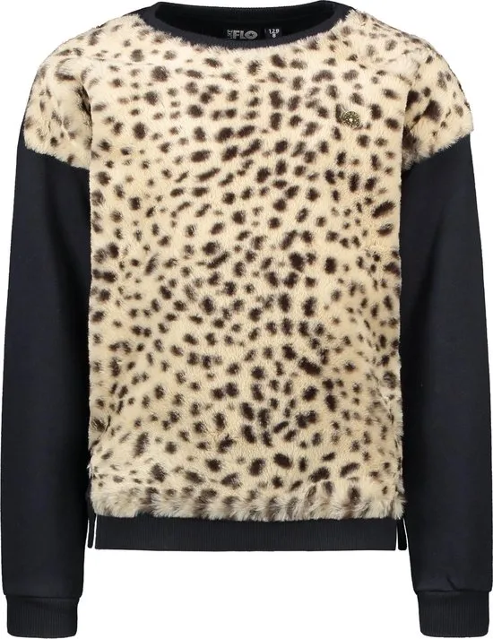 Flo Meisjes Trui maat 140  - Navy