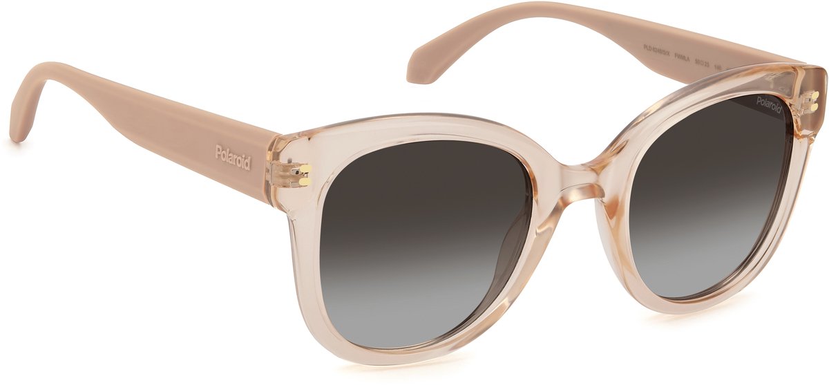 sunglasses, round, pink, polycarbonate, gradient