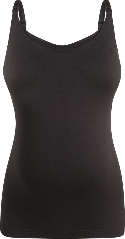 Noppies - M/L - Naadloze Voedingstop Seamless Black