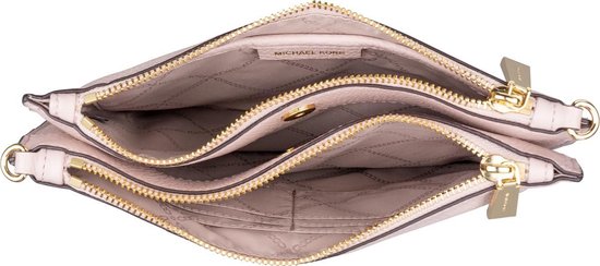 Michael Kors Double Pouch Dames Crossbodytas - Soft Pink