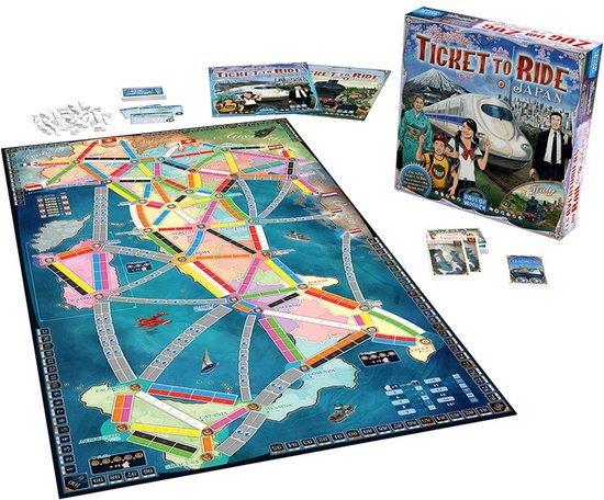 Days of Wonder - Ticket to Ride Japan & Italië - Uitbreiding - Bordspel