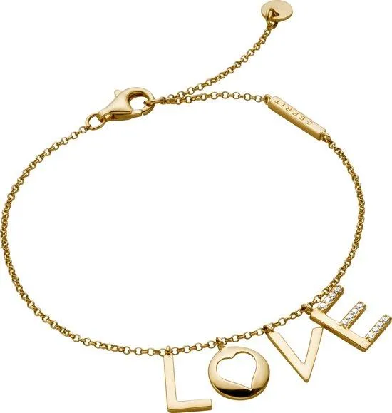 Esprit Amory - Armband - Zilver geelgoudverguld - Goudkleurig