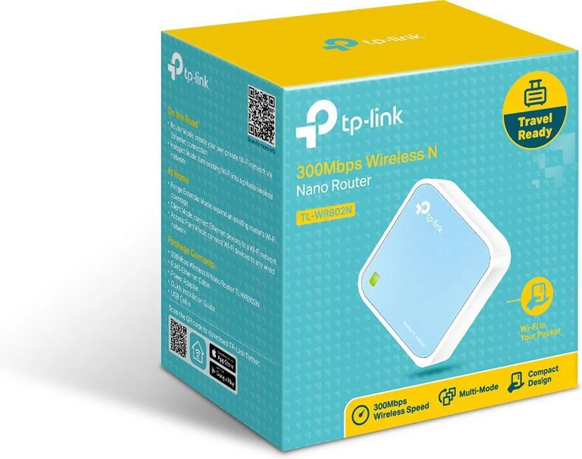 TP-Link TLWR802N - Router - 300 Mbps
