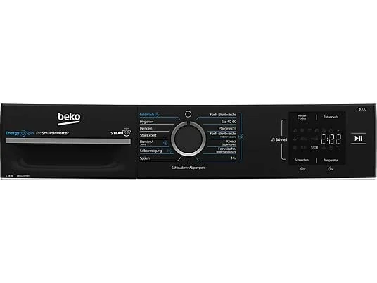 Beko Bmms3wfu4841w - Wasmachine - 8 kg - 1400 tpm - Energieklasse A   DUITS frontpaneel