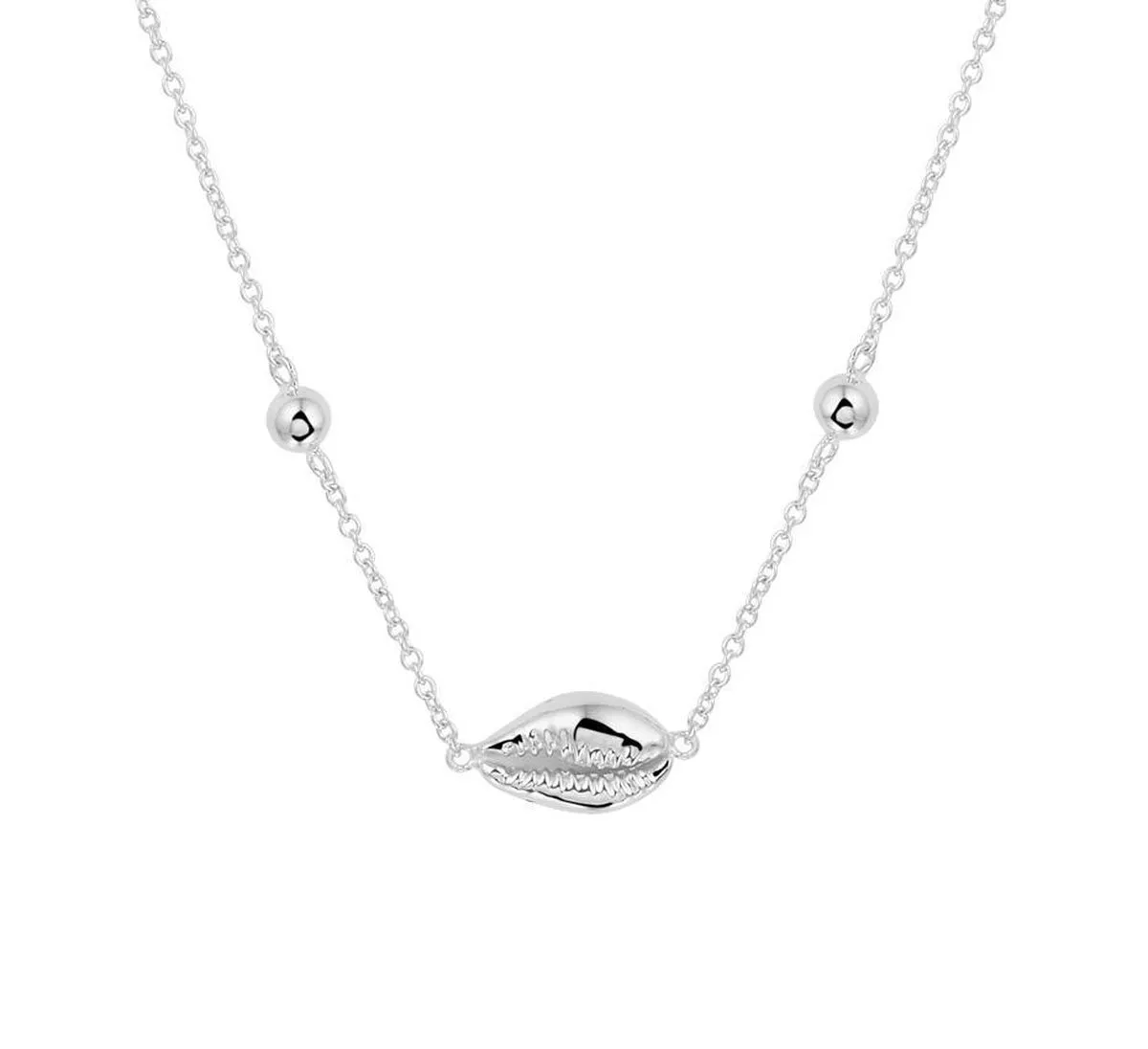 The Jewelry Collection Ketting Schelp 1,4 mm 41 - 43 - 45 cm - Zilver