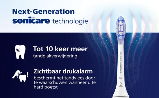 Philips Sonicare 7100 Series - Elektrische Tandenborstel - Wit - Extra Premium Gum Opzetborstel - Re