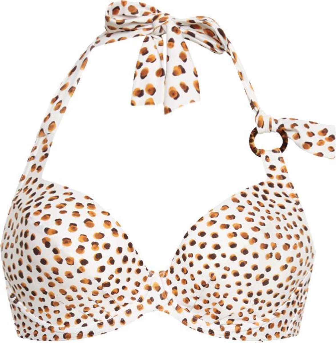 Cyell Maat 36D SPOT ON Bikinitop Halter Voorgevormd met Beugel Dames