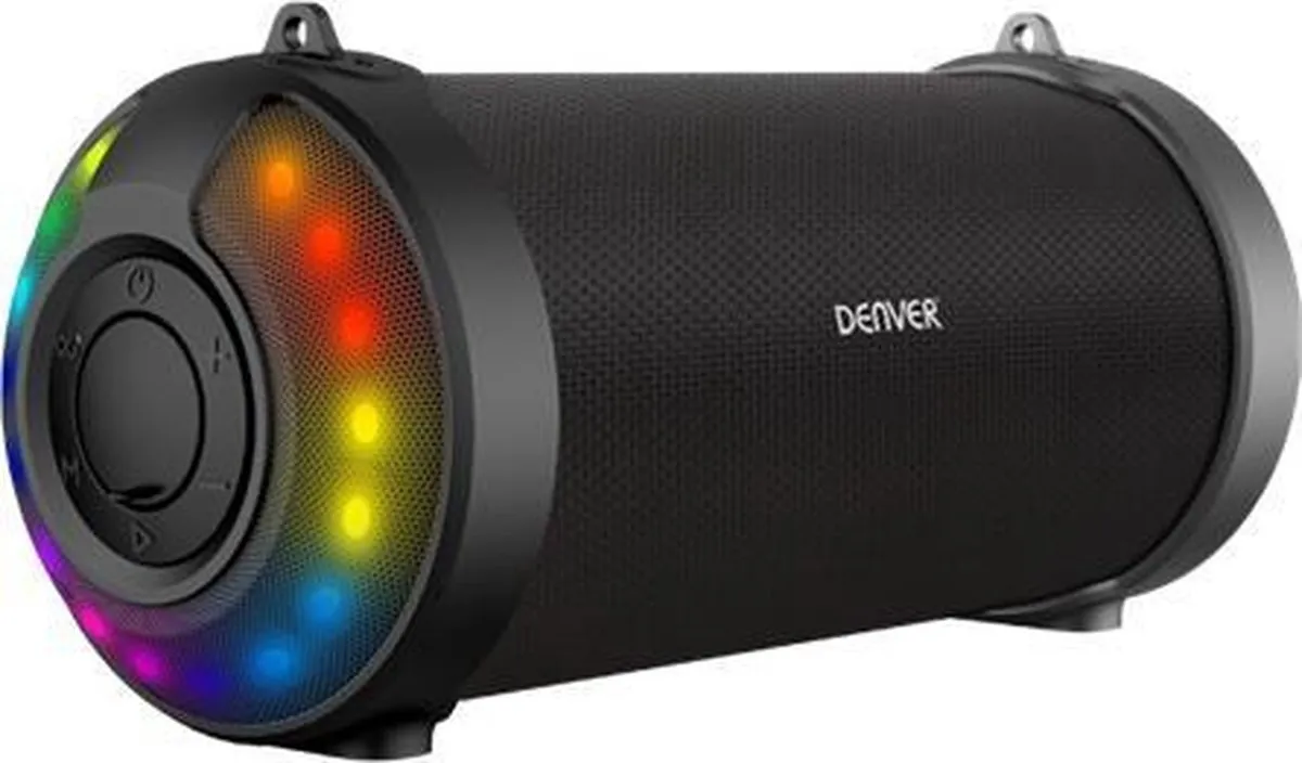 Bluetooth-luidsprekers Denver Electronics BTG-212 1500 mAh LED RGB 8,5 W Zwart