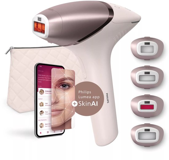 Philips BRI977/00 - Epilator met pulserend licht en toebehoren