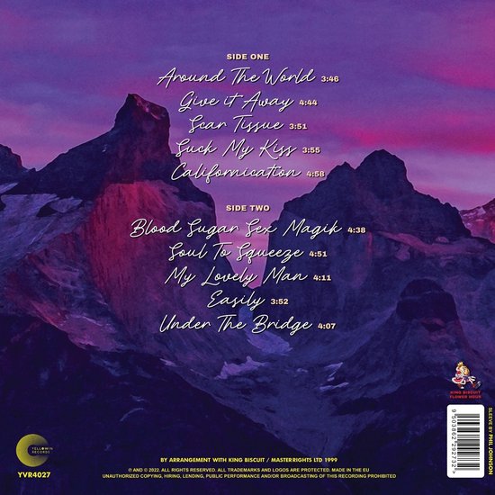 Red Hot Chili Peppers - Around The World (LP) (Coloured Vinyl) (Special Edition)