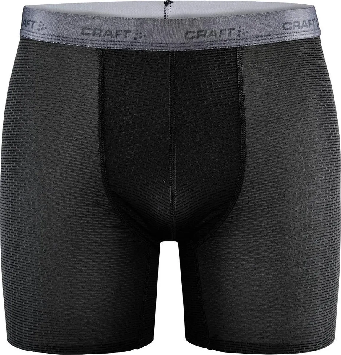 boxer, trunks, zwart, mesh, elastische tailleband