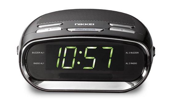Nikkei NR151D - Klokradio met dubbele wektijd en snooze