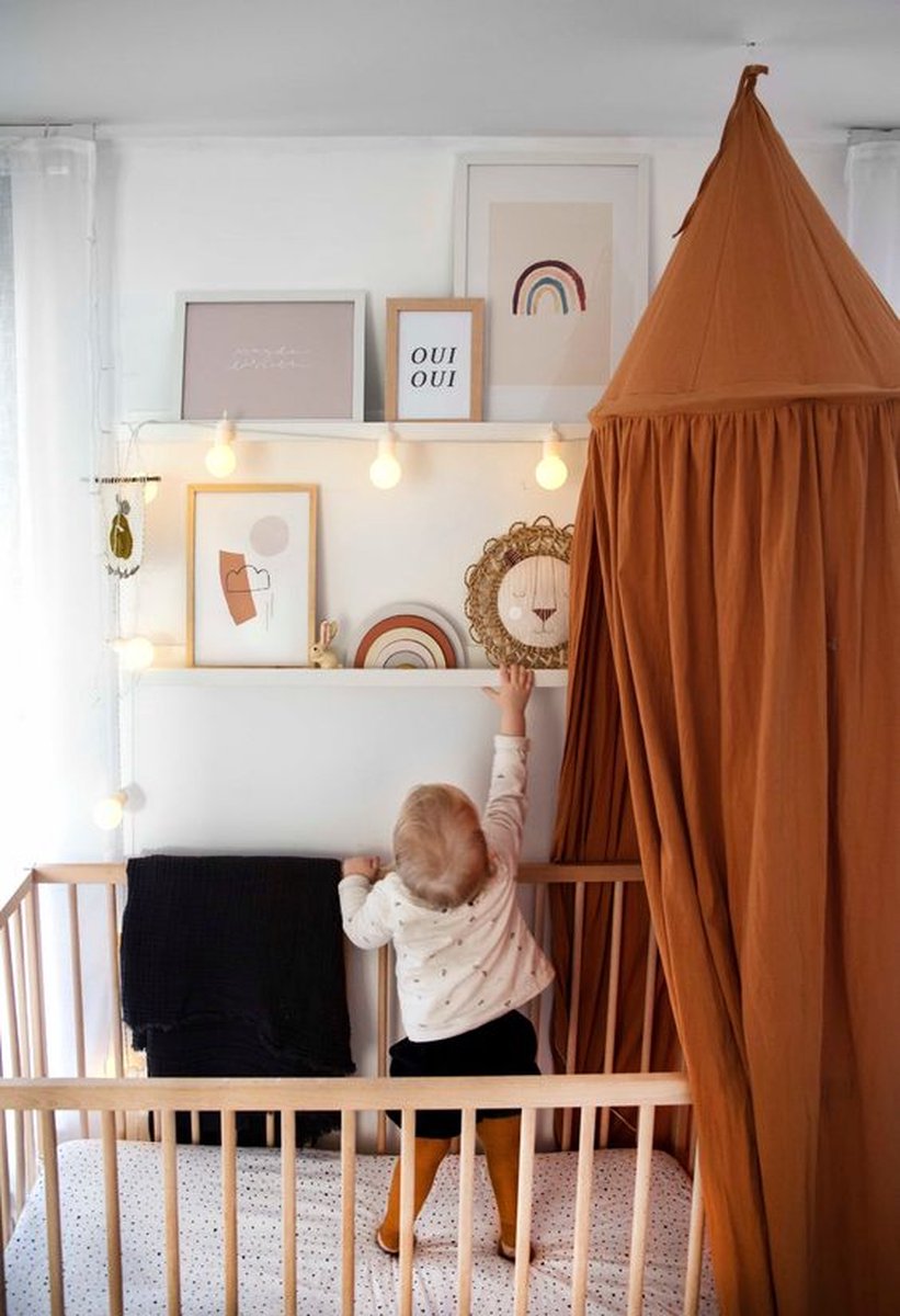 Deryan Baby Klamboe Vintage 245cm - Hemeltje Caramel