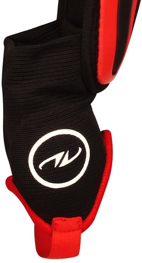 Avento Scheenbeschermers Pro-Style - Soft - Rood/Zwart/Wit - S
