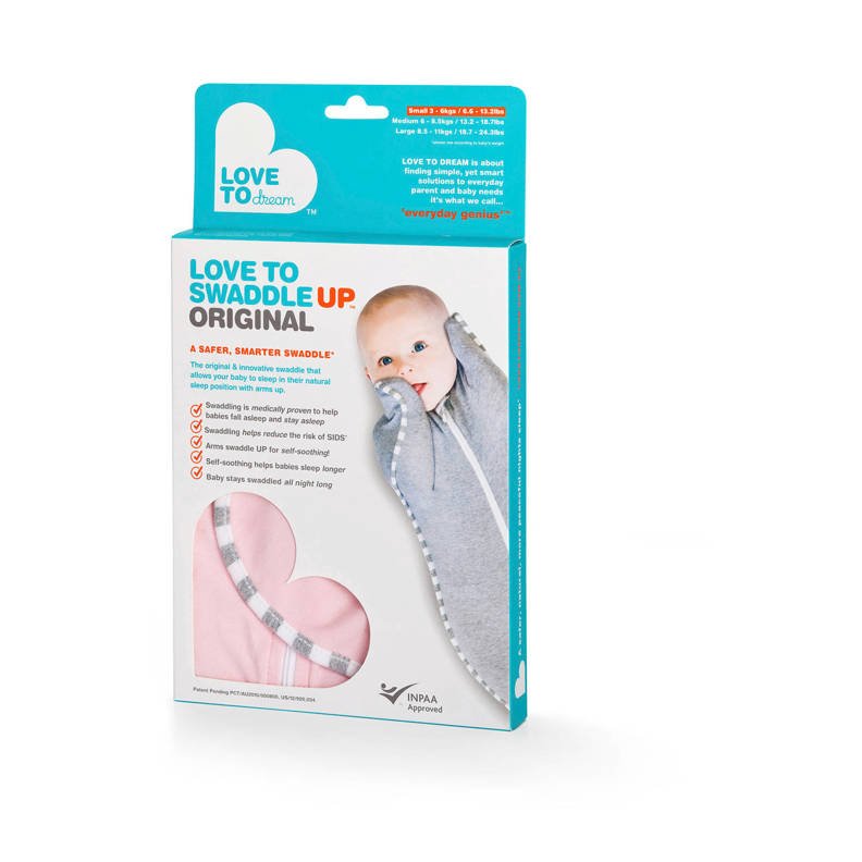 love to dream inbakerslaapzak roze stage 1-maat s